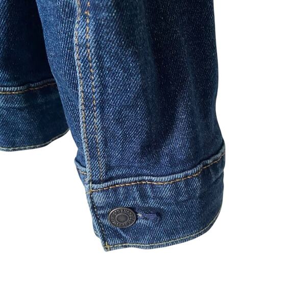 Levi’s Trucker Men's Denim Jean Jacket size XL Dark Blue - Picture 7 of 12